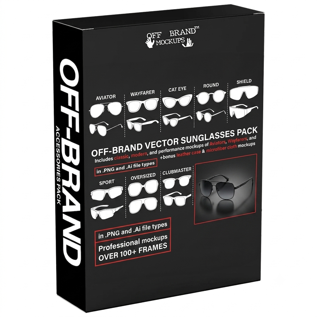 "OFFBRAND" Sunglasses Small Mockup Pack