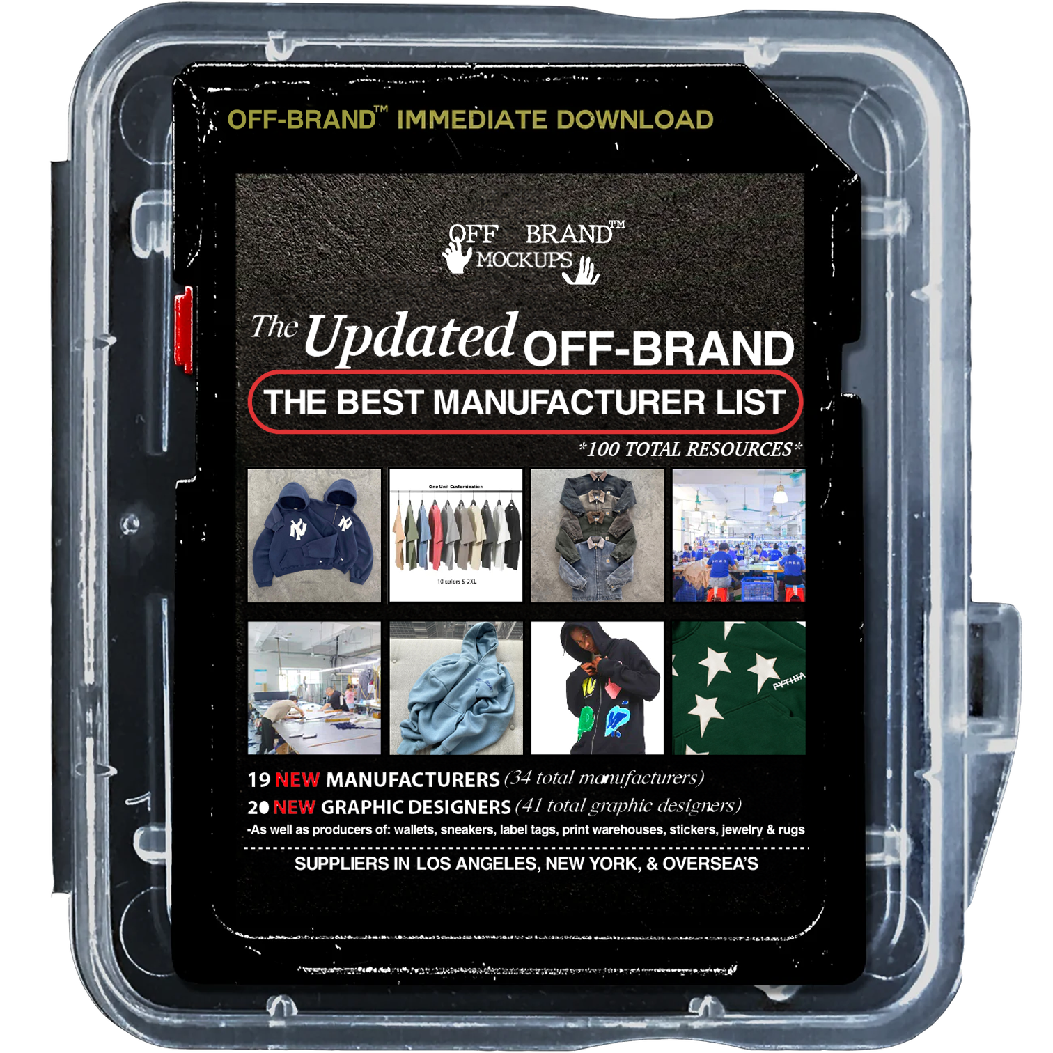 "OFFBRAND" Manufacturer List V1