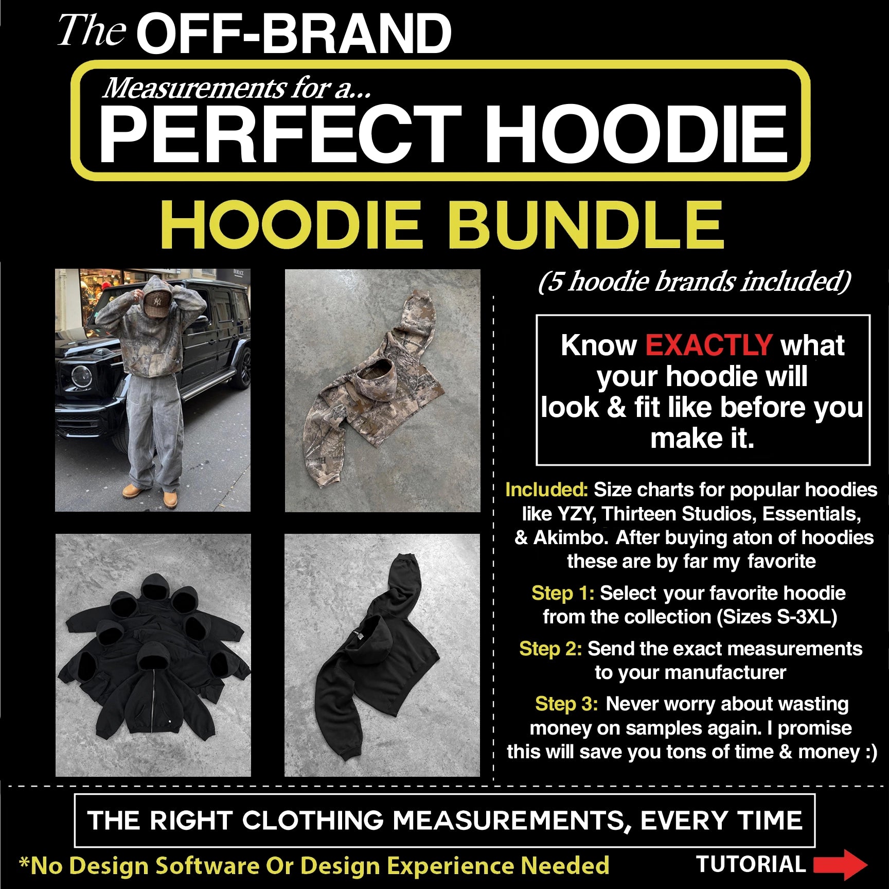 "OFFBRAND" The Perfect Hoodie BUNDLE